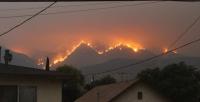 Bobcat Fire, as seen from Monrovia, California. Photo by Eddiem360/Wikimedia Commons