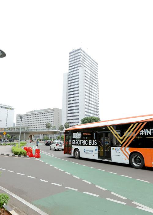 electric bus in Indonesia